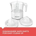 thumbnail image 5 of BLACK+DECKER 32oz Citrus Juicer, White, CJ650W,Small, 5 of 5