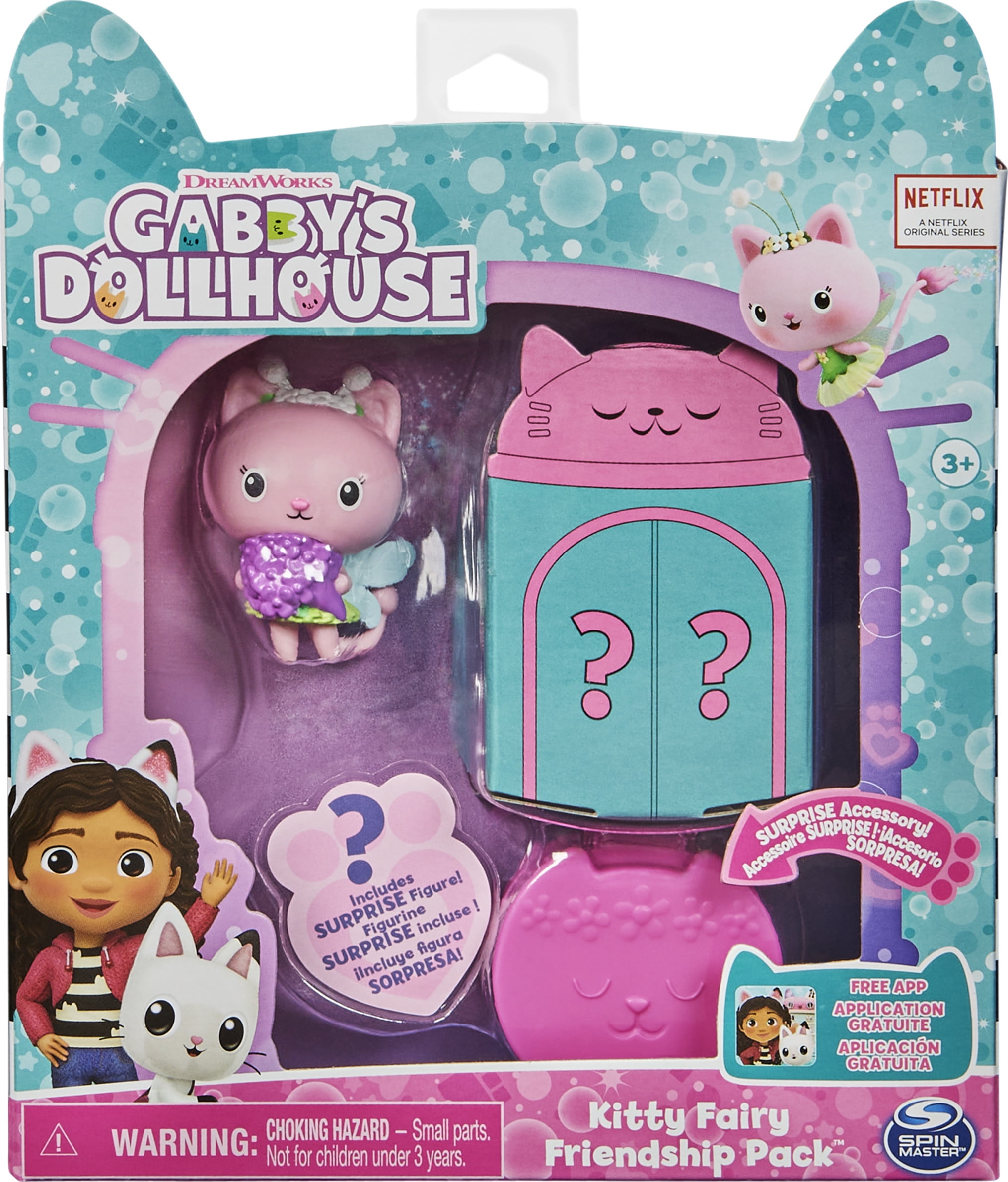 Gabby’s Dollhouse Friendship Pack Kitty Fairy, Surprise Figure and
