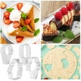 thumbnail image 2 of Miangastore 4pcs Stainless Steel Biscuits Cutters Reusable Cookie Making Molds Cookie Baking Tools, 2 of 8