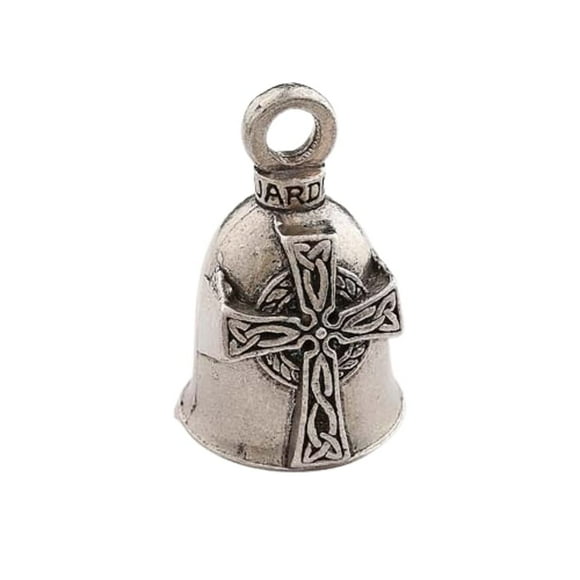 Guardian Bell Celtic Cross Motorcycle Biker Luck Gremlin Riding Bell (1)