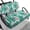 American Flag Golf Monstera Pattern, variant on HUAICONG Tropical Leaves White Flowers Machine Washable Golf Cart Seat Covers Kit for Sports Summer, Golf Cart Seat Covers 2 Piece Universal Fit