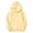 Yellow, variant on NEBWOAK Girls Oversized Hoodie Solid Cotton Pullover Long Sleeve Sweatshirt Light Blue,Size 8-9 T