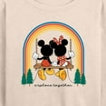 thumbnail image 3 of Mickey & Friends - Explore Together Rainbow - Women's Lightweight French Terry Long Sleeve Shirt, 3 of 5