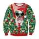 thumbnail image 3 of Suéteres de Navidad feos, jerséis verdes con estampado divertido en 3D, sudadera para fiesta navideña, cumpleaños y Navidad, 2023, 3 of 4