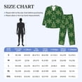 thumbnail image 4 of Yiaed Christmas (2) Print Men’s Pajamas Set - Long Sleeve Button Down Sleep Shirt and Pajama Bottoms Sleepwear Set Mens Pjs Sets Men's Pajama Bottoms-Medium, 4 of 7