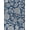 Blue, variant on Tayse Madison Area Rug MDN3407 Transitional Navy Bulbs Leaves 2' x 3' Rectangle