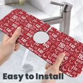 thumbnail image 6 of Sikiie Ho Funny Christmas Splash Guard for Sink Faucet-1 PC Super Absorbent Fast Drying Mat Sink Gadgets-Splash Guard for Kitchen, Sink Mat, 6 of 7