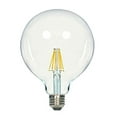 thumbnail image 2 of Satco S9566 - 6.5 watt G40 LED; Clear; Medium base; 2700K; 810 lumens; 120 volts, 2 of 6
