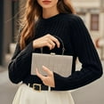 thumbnail image 4 of Elegant Evening Handbag with Chain Prom Glitter Party Clutch Purses Handbag for Wedding/Prom/Cocktailfor Women, 4 of 8