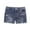 Navy, variant on Womens Ripped Denim Shorts High Waist Frayed Hot Raw Hem Cut Off Summer Casual Jean Shorts 2026 Y2K Trendy Shorts