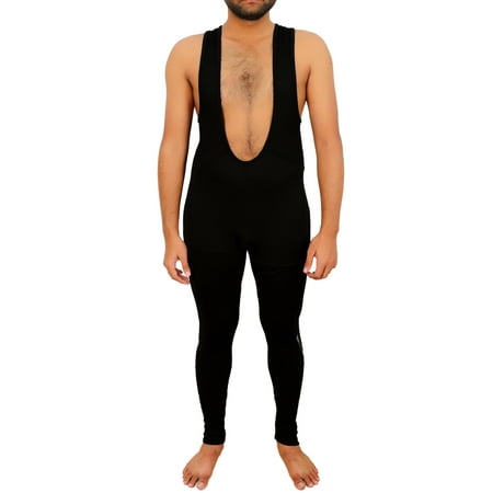 Men's 3D Gel Padded Elite Design Fall Winter Thermal Cycling Bib Tights Pants