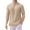 Khaki, variant on MIXUE Mens T-Shirts Solid Color Round Neck Short Sleeve Spring Summer Fashion Stank Loose Casual Jacquard Pullover Tops Tee Shirts Streetwear,Blue,XL