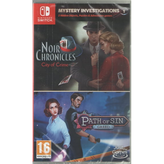 Mystery Investigations 1 Noir Chronicles   Path Of Sin for Switch
