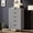 Grey, variant on Grey 5 Drawer Dresser for Bedroom, Fluted Tall Dresser with Large Drawers and Sturdy Gold Legs Support, Dressers & Chests of Drawers for Bedroom, Living Room, Kids' Room