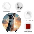 thumbnail image 4 of Honeii Cloud Border Collie Print Elegant Bone China Decorative Plate, Porcelain Plate,Art Crafts,Ceramic Ornaments for Home Office Wall Decor-8in, 4 of 6