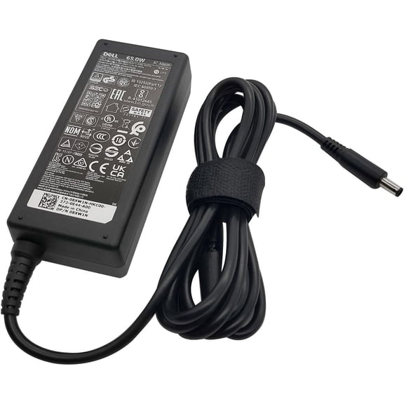 Dell 65W 4.5mm tip Laptop Charger,Inspiron 3064 AIO 3263 AIO 3264 AIO 3265 AIO 3464 AIO AC Adapter, Black, DA65NM191