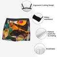 thumbnail image 3 of Gukieu Abstract Musical Faces Print Men's Boxer Briefs, High Elastic Moisture Wicking Boxer Briefs Underwear-Small, 3 of 5