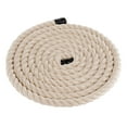 thumbnail image 2 of Twisted Cotton Rope – 100% Natural Cotton Fiber Cord – Durable Versatile Utility Rope – Boating, Camping, Crafting, Binding, Décor, Recreation – Choose Color, Length & Width, 2 of 3