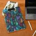thumbnail image 5 of FORMRS A4 Clipboard Folder with Pen Holder Horizontal Foldable School Office Binder, Stained Glass Pattern, 5 of 9