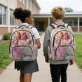 thumbnail image 4 of FKELYI 17 Inch School Backpack for Boys & Girls Spacious Schoolbag for Elementary Student Cherry Flower Cardinal Bird Print Casual Daypack Lightweight Book Bag Travel Bags, 4 of 7