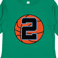 thumbnail image 4 of Inktastic Basketball 2nd Birthday 2 Year Old Boys Long Sleeve Toddler T-Shirt, 4 of 5