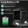 thumbnail image 3 of L81 Outdoor Sports Square Smartwatch Answer Call Big Battery Fitness Tracker Waterproof Smartwatch Men For IOS Android, 3 of 5