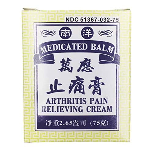 Buy Medicated Balm, Arthritis Pain Relieving Cream (2.65oz) Online at