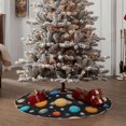 thumbnail image 4 of Sikiie Planets In Deep Space Christmas Tree Skirt, Christmas Tree Decorations, Christmas Decor, Tree Mat Decoration(30-48IN)-30", 4 of 6