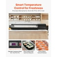 thumbnail image 4 of VEVOR Sushi Display Case Refrigerator, 2.9 Cu.ft Commercial Sushi Case, 5-Pan Countertop  Showcase with Curved Glass, LED Lighting, and Digital Temperature Control, for Sushi-Bar, Restaurant, Store, 4 of 9