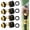 4 Sets, variant on Garden Hose Quick Connector,3/4 Inch GHT Solid Brass Garden Hose Quick Connect Fittings, Water Hose Connectors with Leak-Proof Seal & Universal Fit for Outdoor Gardening and Cleaning Use (4 Sets)