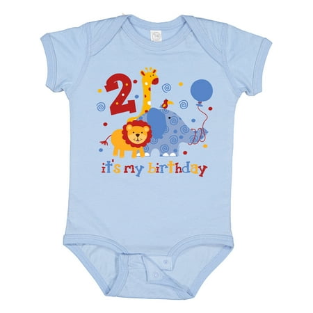

Inktastic Safari 2nd Birthday Gift Baby Boy or Baby Girl Bodysuit