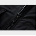 thumbnail image 4 of guisaled Mens Winter Jacket Warm Thicken Sherpa Lined Bomber Jacket Lapel Collar Trucker Military Coat wiht Multi Pockets s, 4 of 8