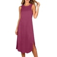 thumbnail image 2 of Vrorvz Long Nightgown for Womens Sleeveless Tank Nightshirts Sleepwear Loose Nightdress Nightgowns, 2 of 6