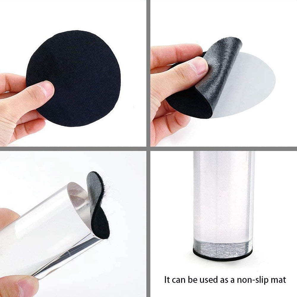 5Roll Adhesive Velvet Flocking Liner for Jewelry Drawer Craft Fabric Peel Stick Black 25x0.08cm 80~100cm/roll