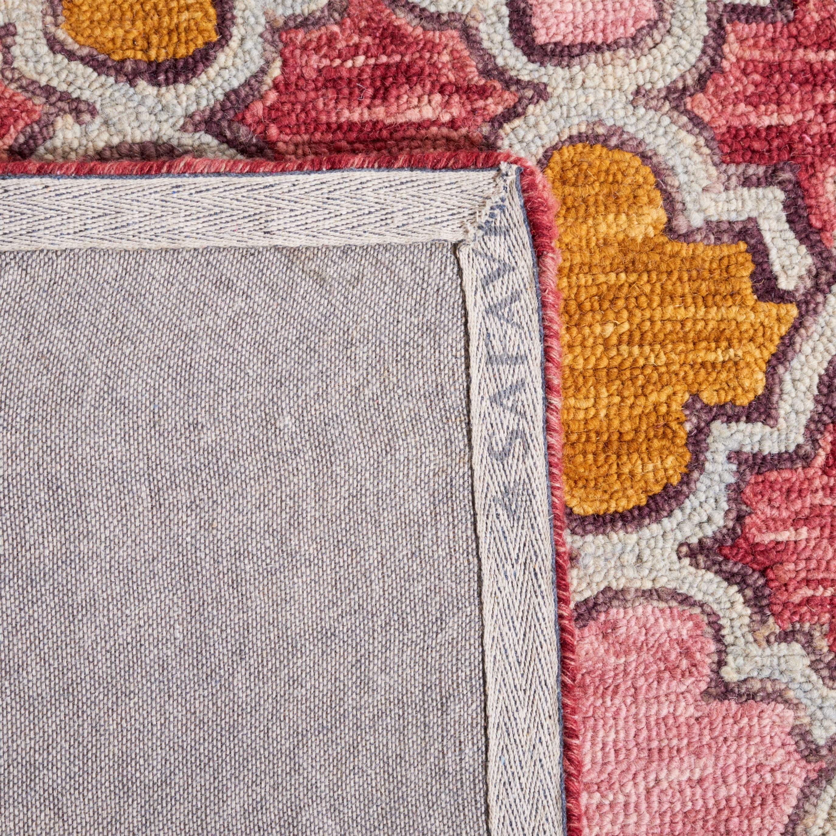 SAFAVIEH Aspen Joshua Geometric Area Rug, Pink/Yellow, 6' x 9'