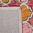 thumbnail image 6 of SAFAVIEH Aspen Joshua Geometric Area Rug, Pink/Yellow, 5' x 5' Square, 6 of 8