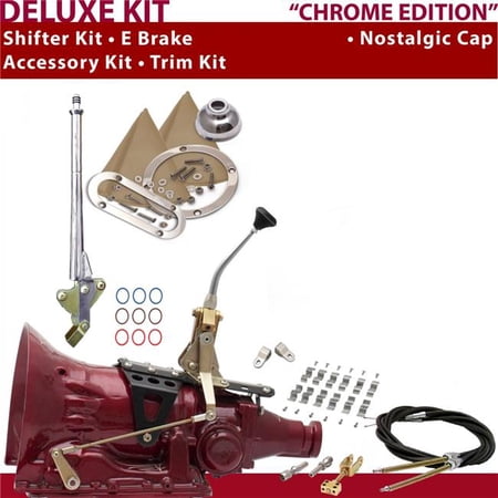 American Shifter 4L60E Shifter Kit 8 in. E Brake Cable Clamp Clevis Trim Kit for D5E5E