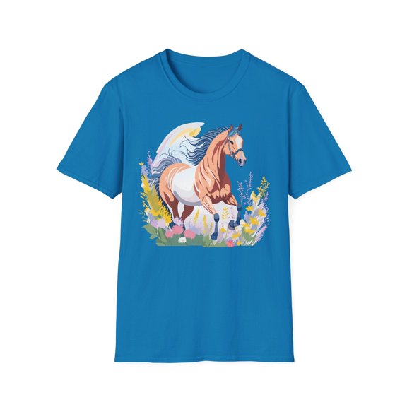 Horse Shirt Unisex Gildan Softstyle Tee 100 Ring Spun Cotton