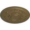 thumbnail image 3 of 29 1/4"OD x 2"P Darnay Ceiling Medallion (Fits Canopies up to 7 1/4"), Hand-Painted Mississippi Mud, 3 of 6