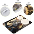 thumbnail image 4 of FREEAMG Cat Driver Dish Drying Mat for Kitchen Counter, Ultra Absorbent Reversible Microfiber Dishes Drying Rack Pad Heat-resistant Mats 18x24in, 4 of 7