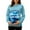 Long Sleeve Maternity Top-A07 Sky Blue, variant on Maternity Sweatshirt Crew Neck Long Sleeve Pregnancy Tops Loose Funny Letter Print T Shirt Women Dressy Casual Work Blouse Trendy Spring Fall Clothes M