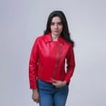 thumbnail image 1 of CHAMARRA AMEIRO PIEL BORREGO ROJO, 1 of 4