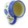 thumbnail image 2 of Polmedia Bleu-belle Fleur 7 oz. Bubble Coffee Mug, 2 of 6