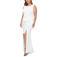 thumbnail image 2 of Betsy & Adam Robe de Soirée Détail Nœud pour Femmes Grande Taille, Blanc, 20W, 2 of 3