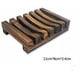 thumbnail image 3 of Accesorios de baño de estilo hawaiano Rawiri Jabonera de madera natural hecha a mano Jabonera de madera, 3 of 5