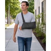 Alex Orthopedic Open End Arm Sling in Extra Small – Adjustable Shoulder Immobilizer & Arm Support Sling for Right or Left Arm - Black