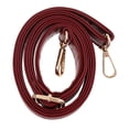 thumbnail image 1 of Bolso de mano de moda de 135cm y 2,5 cm de ancho, correa para hombro, cuerpo cruzado, cuero PU Vino rojo Hugo Correas de bolso ajustables, 1 of 6