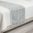 thumbnail image 2 of Geometric Bed Runner, Repetitive with Triangles in Greyscale Tones, Decorative Accent Bedding Scarf for Hotels Homes and Guestrooms, Twin, Dimgray Pale Grey, by Ambesonne, 2 of 2