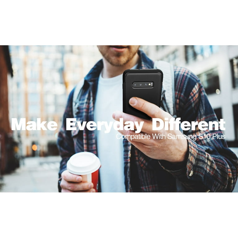 SURITCH for Samsung Galaxy S10 Plus Case 360° Full Protection