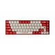 thumbnail image 4 of AK680 Gaming Mechanical Keyboard ABS Keycap 68 Keys Wired Keyboard Hot Swap for Pc Laptop Red and White A, 4 of 5